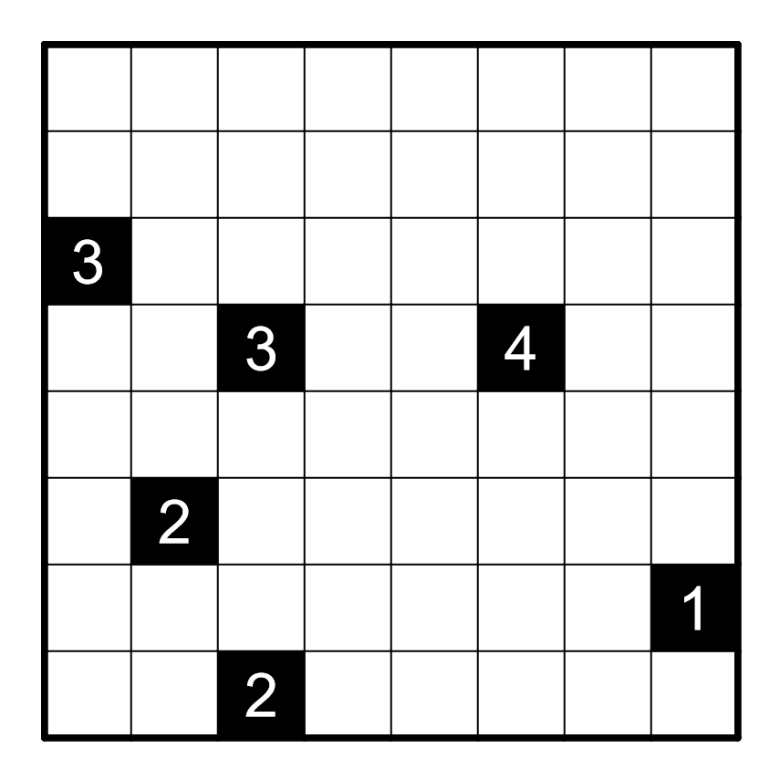 Shakashaka example grid