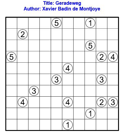 Geradeweg grid 06