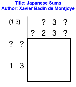 Japanese Sums grid 02